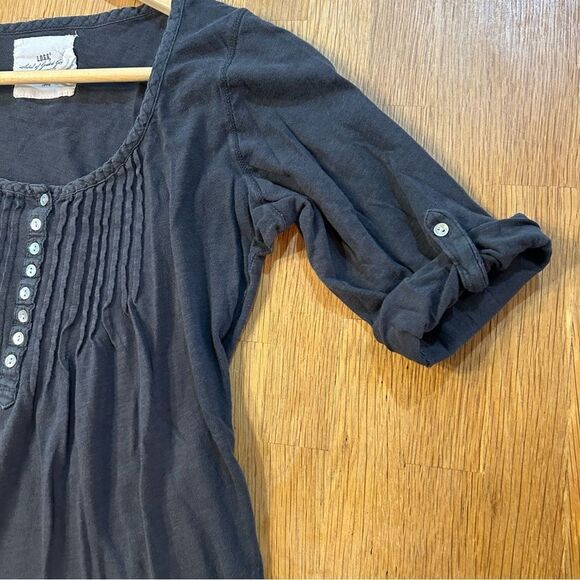 H&M L.O.G.G Gray Small 3/4 Sleeve Y2K Top - Picture 7 of 8